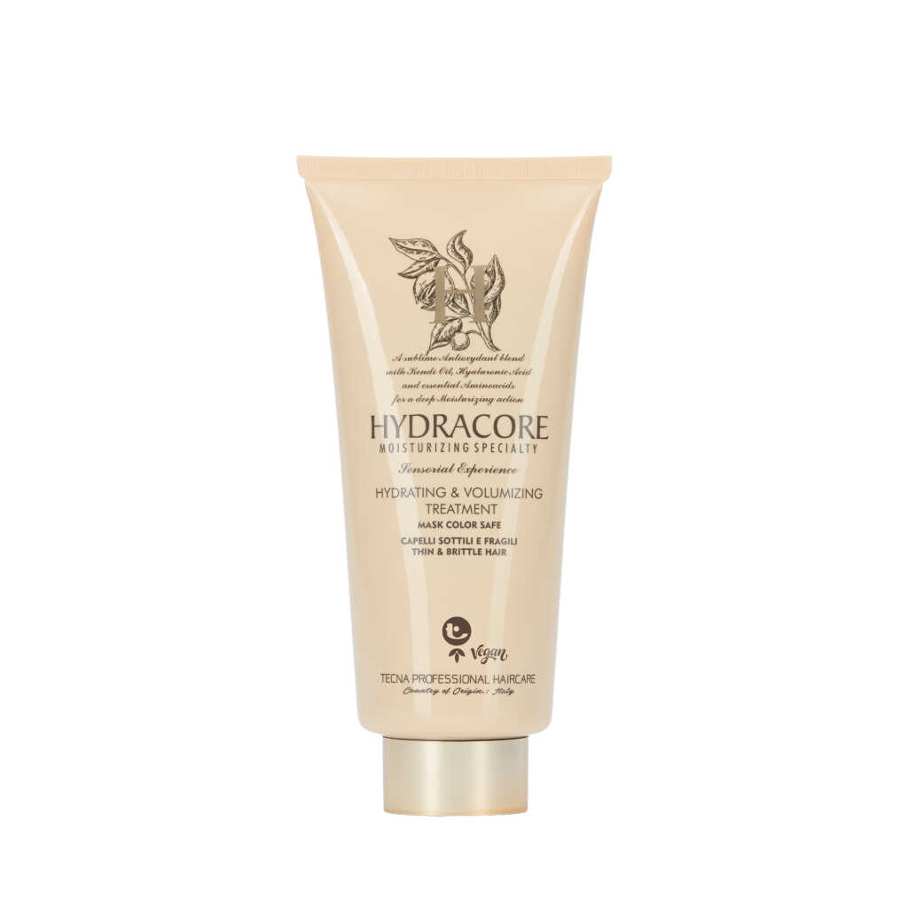 Tecna Hydracore Hydrating & Volumizing Treatment 500ml – Volumenmaske Für Volleres, Gepflegtes Haar